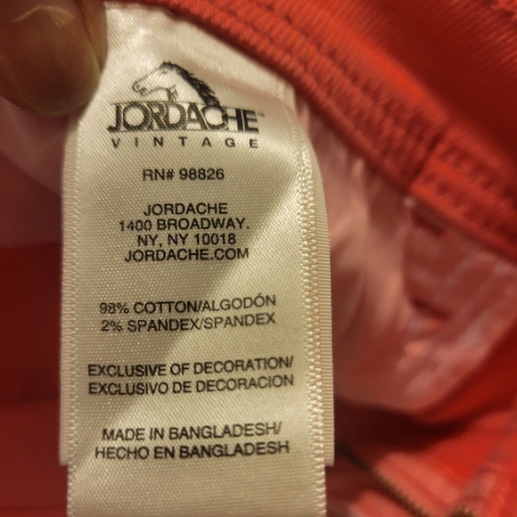 Jordache Pink High Rise Jeans. Sz.33 (16) - Picture 9 of 10